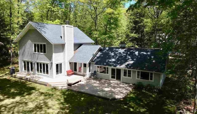 8 Bedroom Dream Home in Harbor Springs with water views and a beach!