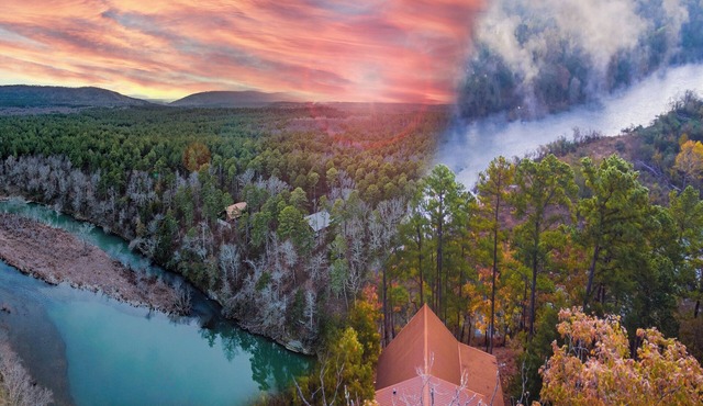 8 BR sleeps 29 river front *private island* pool tables