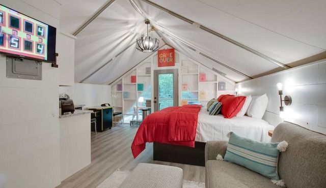 #8 (Game Room) Luxury Glamping Tent Arcade Theme