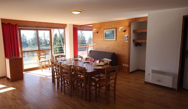 8-person apartment with south terrace near slopes