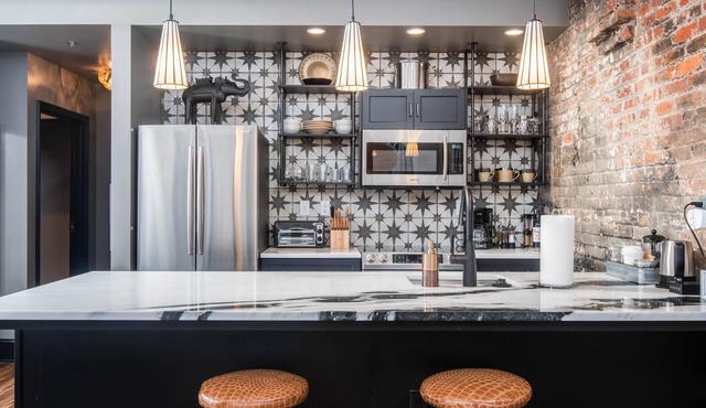 80 LEX APT 204 : Industrial Chic Meets the Old World in Downtown Asheville + Free Off Street Parking