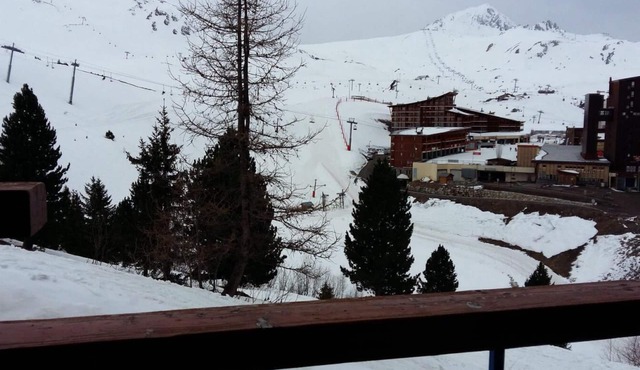 8th floor, view ski slopes, balcony, 28m², Les Arcs