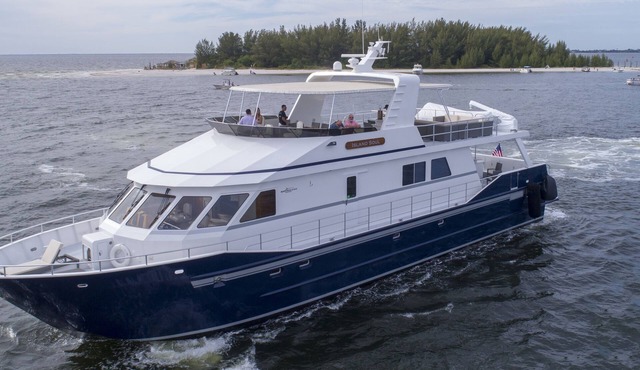 90' custom built luxurious yacht Tampa Bay Florida