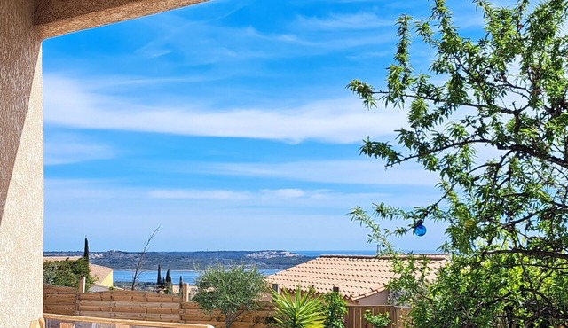 A 10 mn de la Mer , Superbe Villa sur les Hauteurs de Fitou Avec vue Panoramique