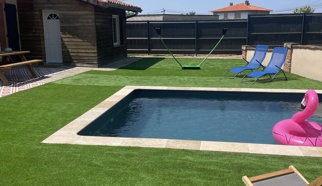 A 10km de la Place du Capitole - Charmante Maison Piscine - Idéale Famille/amis