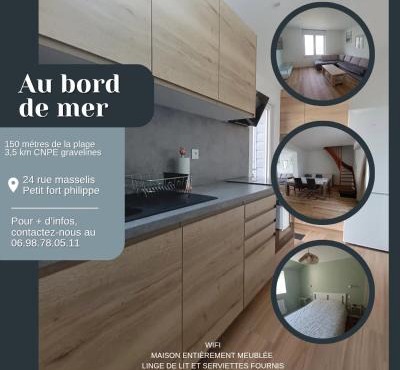 A 1min a pied de la plage Petit fort Philippe