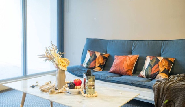 A 2-bedroom apartment located in the bustling center of Rhodes.