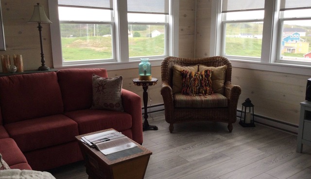 A 2 bedroom home in English Harbour, Trinity Bay. Ocean views and hiking.