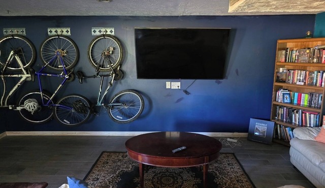 A 2-bedroom house in Georgetown, close to downtown, fully fenced back yard.