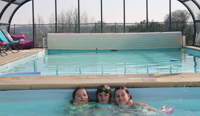 A 2 bedroom luxury lodge with heated covered pool