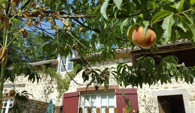 A 3 bed rural gite for up to 6 people, 20 acres of grounds, wifi, by a river.