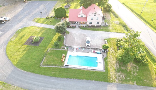 A beautiful 6-bedroom farmhouse in the countryside of Frankfort, NY.
