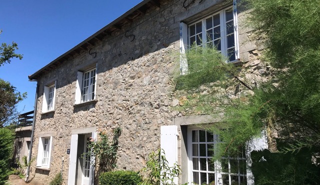 A beautiful French farmhouse with heated swimming pool and stunning views