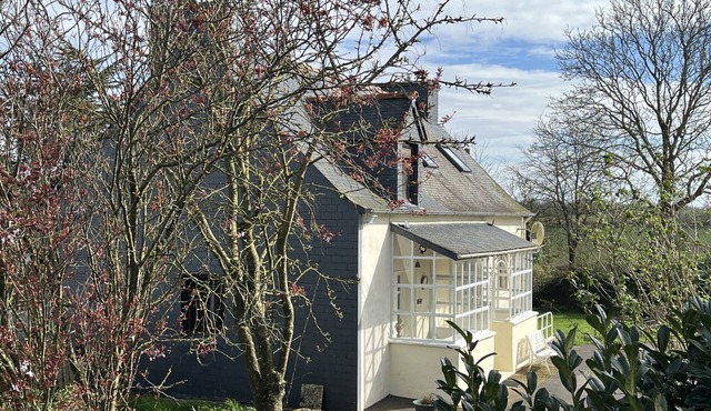 A beautiful house set in a mature enclosed private garden