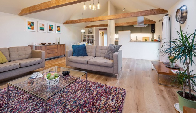 A beautifully converted former cart lodge and store in a quiet rural location, formerly part of the