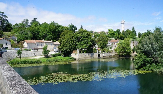 A beautifully restored stone property overlooking the stunning Charente river.