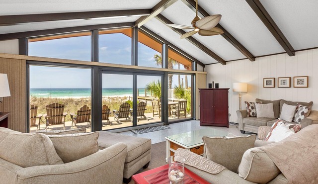 A Chance to Relax Beachfront Home w/Private Beach Access&Gulf of Mexico Views