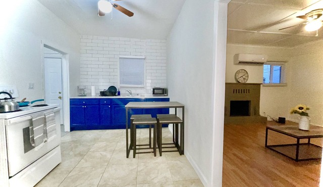 A charming home and cozy home minutes away to the river