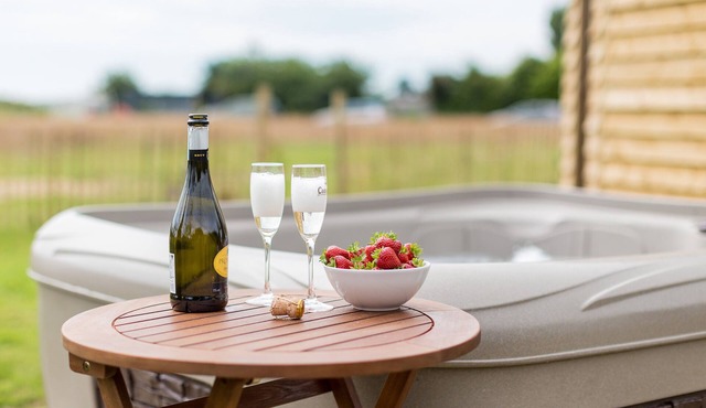 A circular hut perfect for a romantic escape to the countryside.