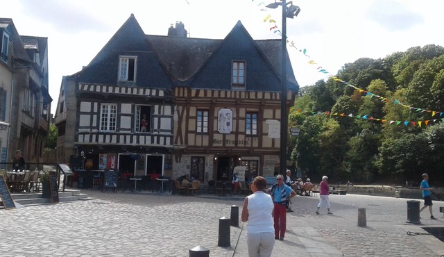 A converted milking parlour with heated swimming pool in large safe garden