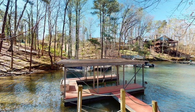 A Cool Change Too, on Lake Lanier with a dock