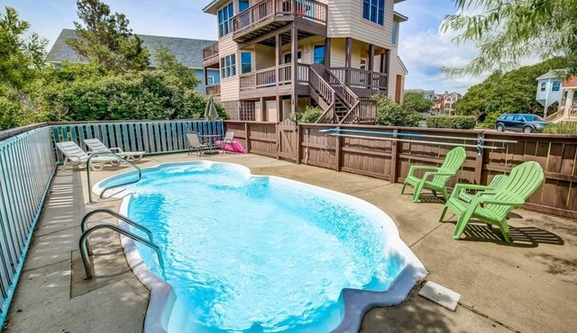 A Corolla Corral | Sound Side | Private Pool, Hot Tub | Corolla