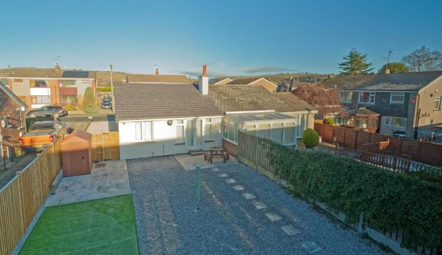 A cosy but modern bungalow with large secured & private garden.