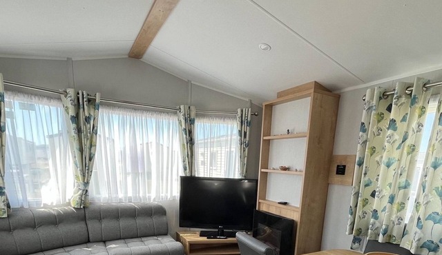 A cosy well presented caravan in a quiet area of the resort