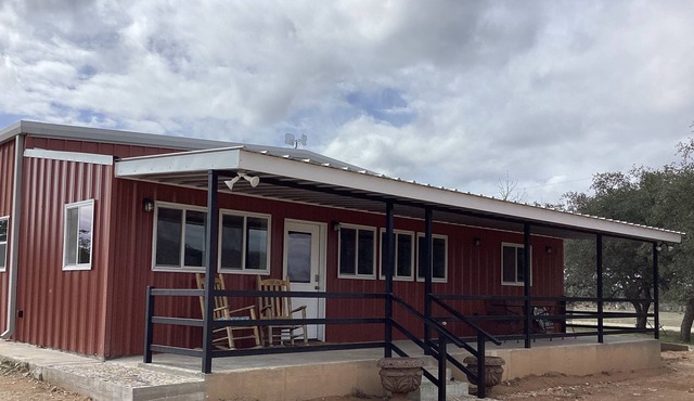 A cozy barn-dominium in rural Texas with an easy walk to Llano River access.