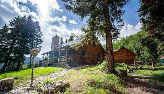 A cozy cabin located at 9,000ft. overlooking Ouray, CO.