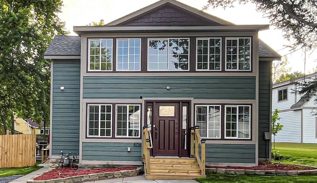 A cozy home nestled in the heart of the river bluffs.