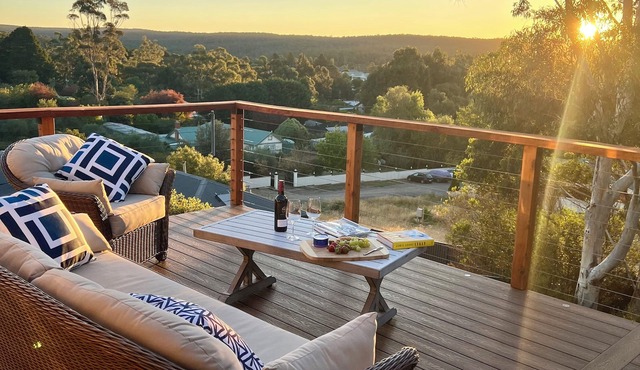 A cozy, inviting country retreat with a little modern flair.