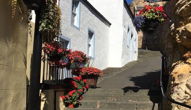 A delightful and historic property just a few steps from the harbour.