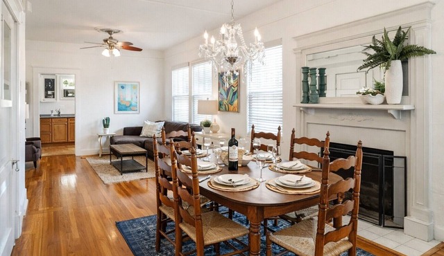 A Dual King Suite Historic Downstairs Pet Friendly Apt in Walkable St Petersburg