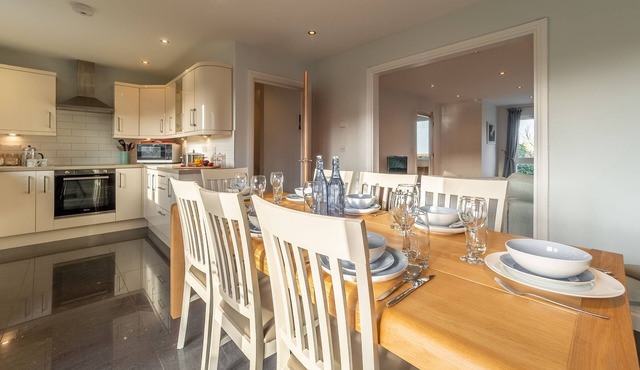 A fabulous beach house with sea views and a lovely, enclosed garden.