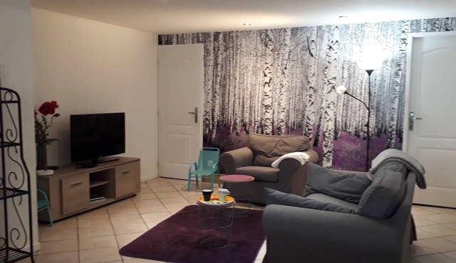 A family apartment, like "home" in the countryside and very close to Nancy