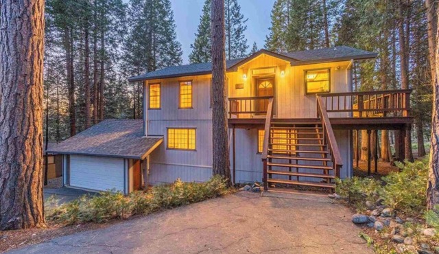 A family friendly cabin nestled in the Stanislaus National Forest