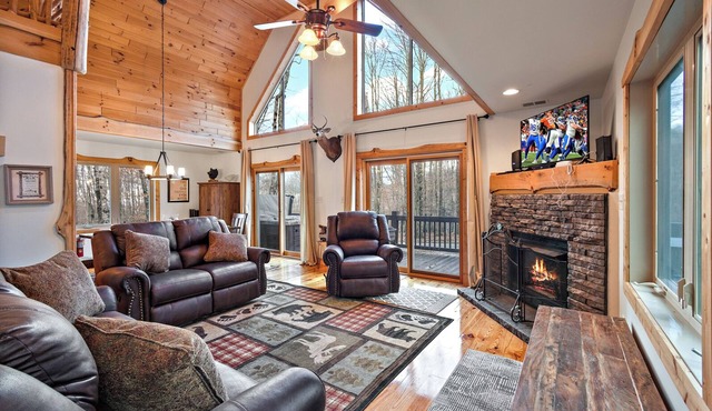 A-Frame Cabin Atop Beech Mountain