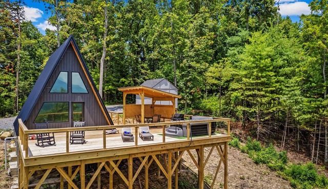 A-Frame Cabin In Smoky Mountains