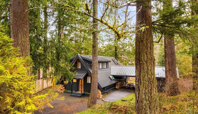 A-Frame Cabin near Seattle on the River w/Hot Tub
