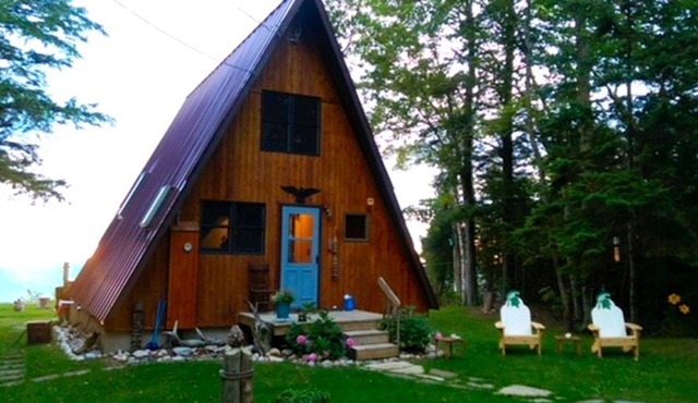 A-Frame Cabin on Lake Michigan
