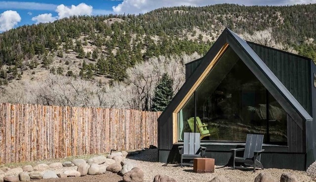 A-Frame Cliffside Bear Cabin