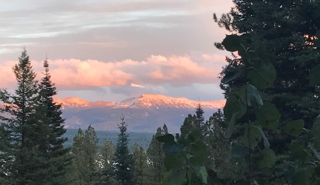 A-frame escape with Payette Lake views and backdoor Forest access. Pet Friendly.