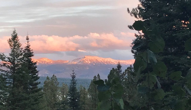 A-frame escape with Payette Lake views and backdoor Forest access. Pet Friendly.