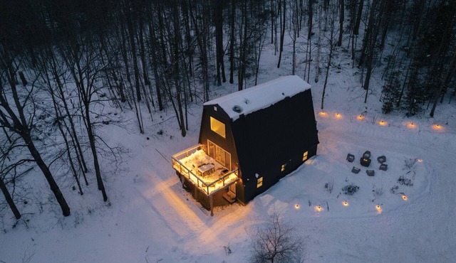 A-Frame, Hot Tub, Cannon/Loon, Snowmobile Trail, Firepit, EV, Pets, Hiking