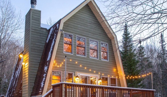 A frame in the mountains! ski, hike and bike!