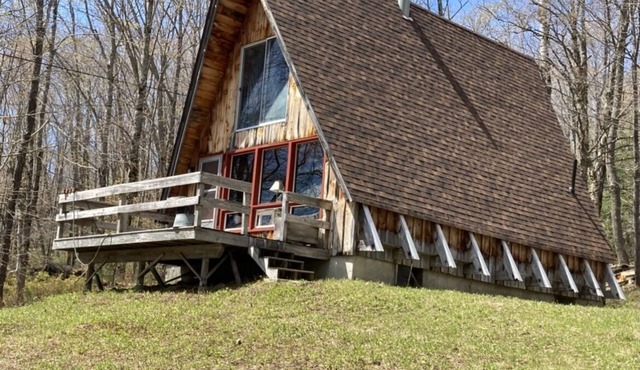 A Frame Living Steps From Lake Ninevah and Nestled In Mt. Holly