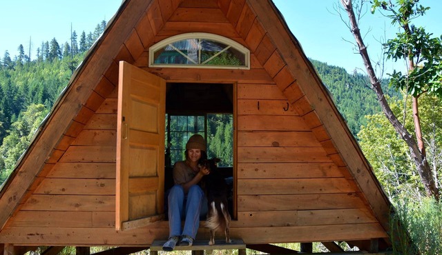 A-Frame, Off-Grid, Rustic Cabin
