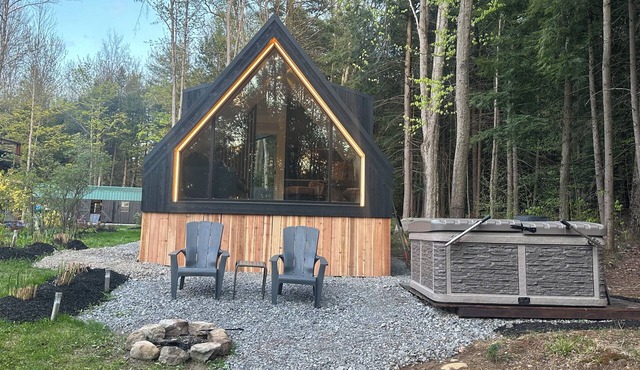A-Frame Tiny home in the forest