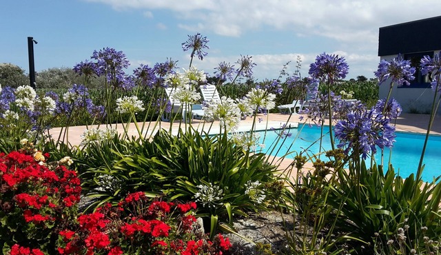 A furnished 5 * - Independent apprt in villa 100 m from the sea